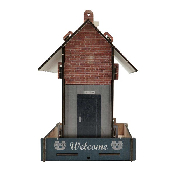 U-State Aggies Cafe Bird Feeder Wooden